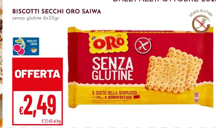 Biscotti Secchi Oro Saiwa