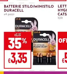 Batterie stilo/ministilo Duracell