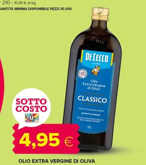Olio extra vergine di oliva De Cecco