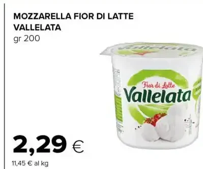 Mozzarella Fior di Latte Vallelata