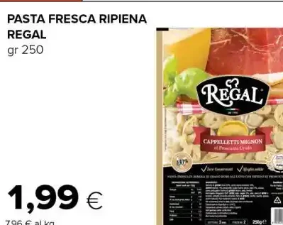 Pasta fresca ripiena Regal