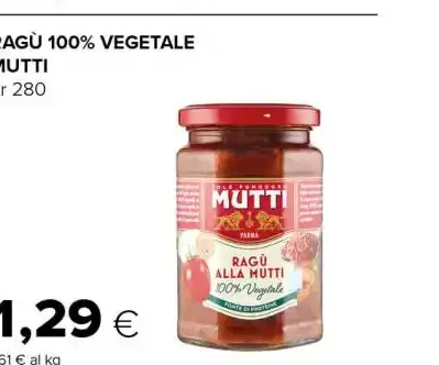 Ragù 100% vegetale Mutti