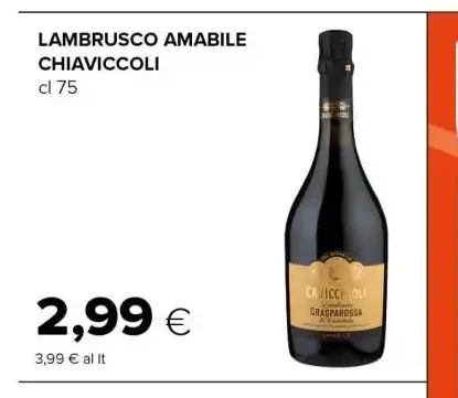 Lambrusco amabile Chiavicolci