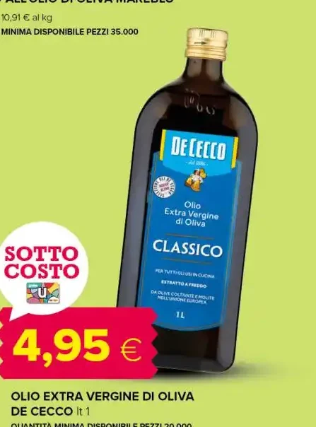 Olio extravergine di oliva De Cecco Classico