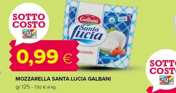 Mozzarella Santa Lucia Galbani