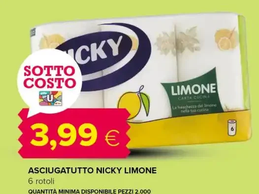 Asciugatutto Nicky Limone