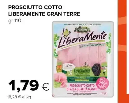Prosciutto cotto Liberamente Gran Terre