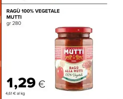 Ragù 100% Vegetale Mutti