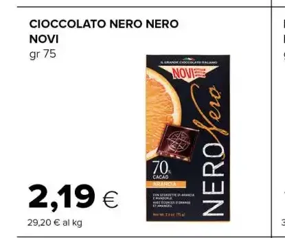 Cioccolato Nero Novi