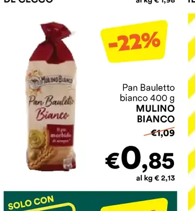 Pan Bauletto bianco