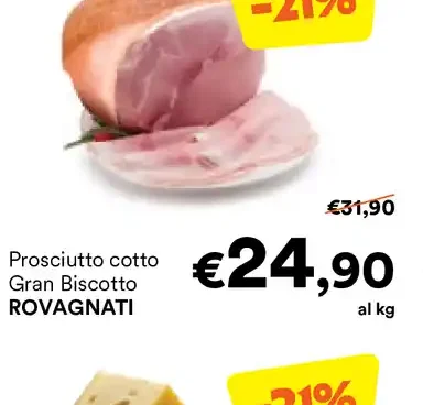 Prosciutto cotto Gran Biscotto