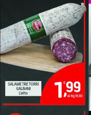 Salame tre torri