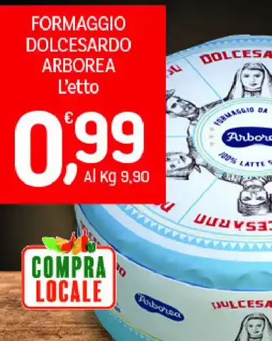 Formaggio Dolcesardo Arborea