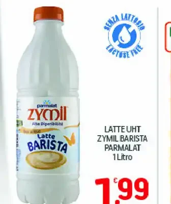 Latte UHT Zymil Barista