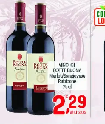 Vino IGT Botte Buona Rubicone
