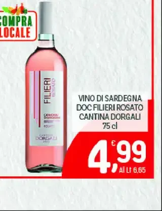 Vino di Sardegna DOC Filiere rosato
