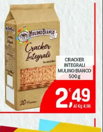 Crackers integrali Mulino Bianco