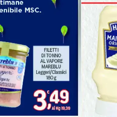 Filetti di tonno al vapore Mareblu