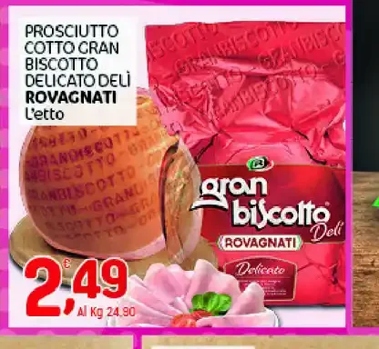 Prosciutto cotto Gran Biscotto Rovagnati