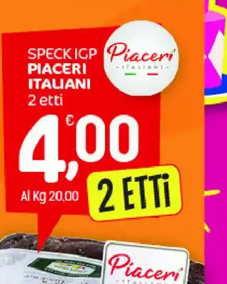 Speck IGP Piaceri Italiani