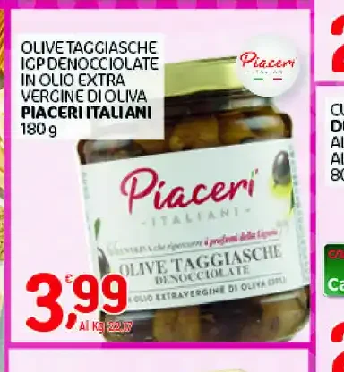 Olive taggiasche denocciolate Piaceri Italiani