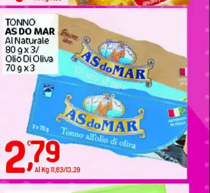 Tonno al naturale As do Mar