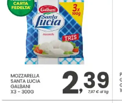 Mozzarella Santa Lucia Galbani