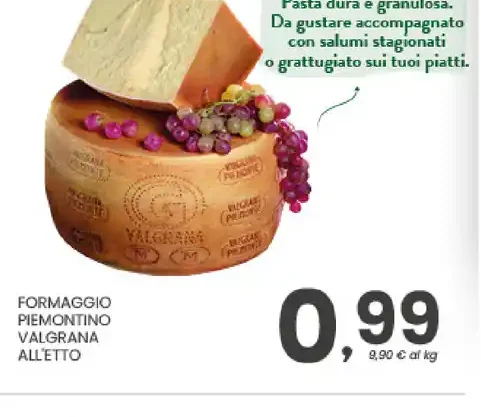 Formaggio piemontino Valgrana