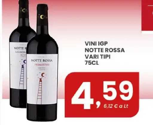 Vini IGP Notte Rossa vari tipi