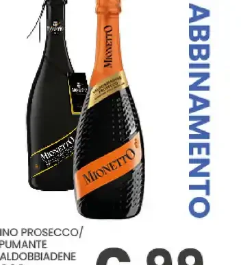Vino Prosecco Valdobbiadene DOCG Mionetto