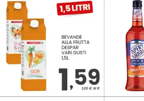 Bevande alla frutta Despar vari gusti