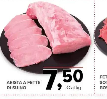 Arista a fette di suino