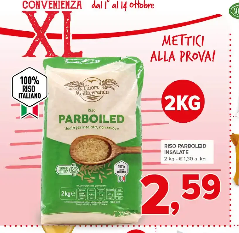 Riso parboiled insalate