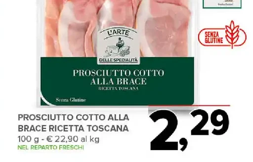 Prosciutto cotto alla brace ricetta toscana