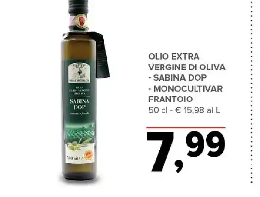 Olio extra vergine di oliva Sabina DOP