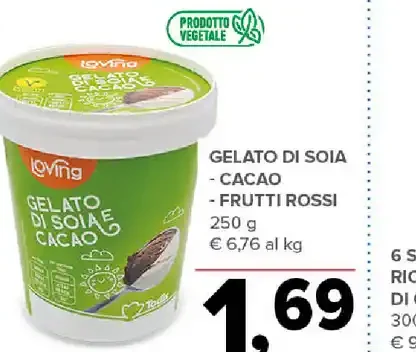 Gelato di soia e cacao