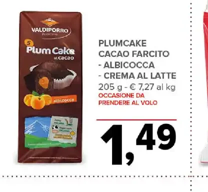Plumcake cacao farcito