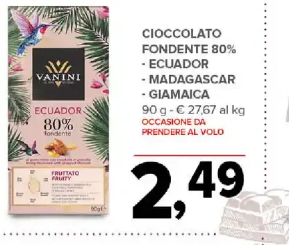 Cioccolato fondente 80%