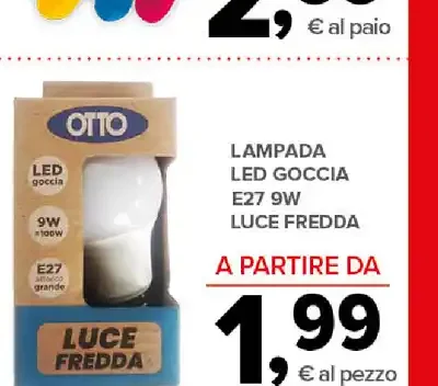 Lampada LED goccia E27