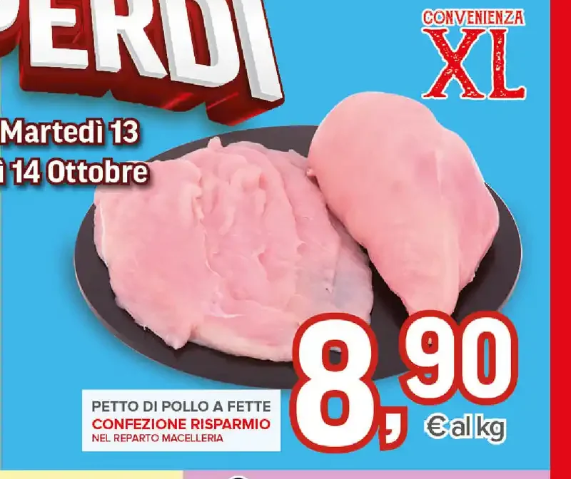 Petto di pollo a fette