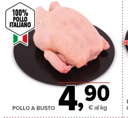 Pollo a busto