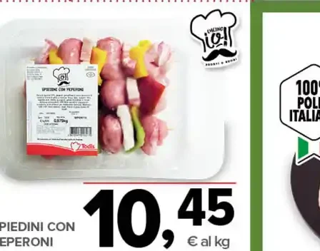 Spiedini con peperoni