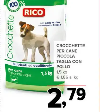 Crocchette per cane piccola taglia pollo