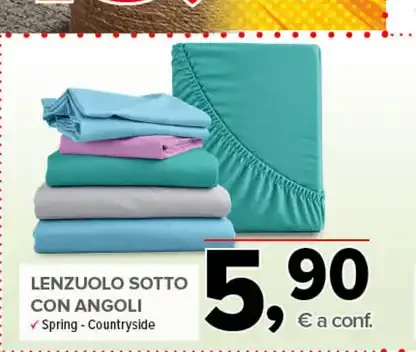 Lenzuolo sotto con angoli