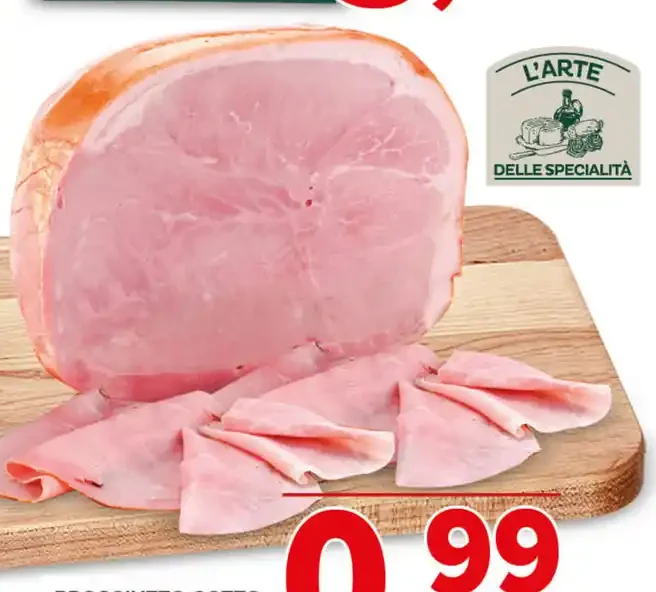 Prosciutto cotto alta qualità