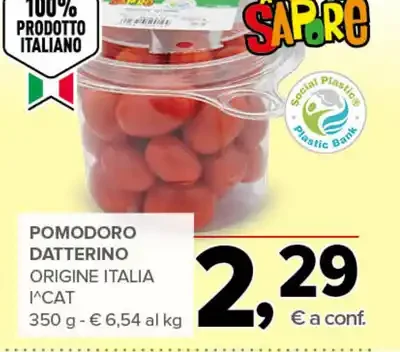 Pomodoro datterino origine Italia Icat