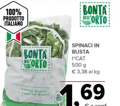 Spinaci in busta