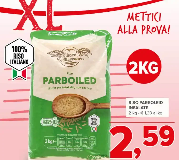 Riso parboiled insalate
