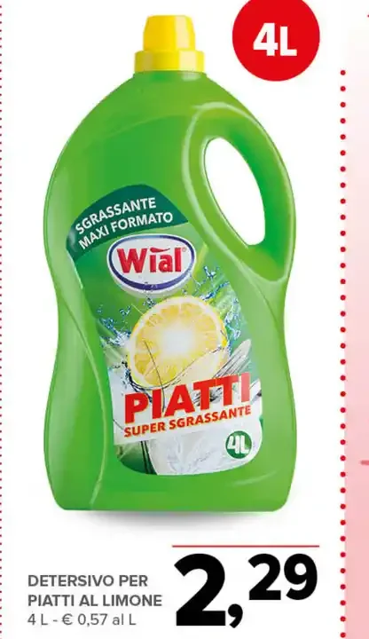 Detersivo per piatti al limone
