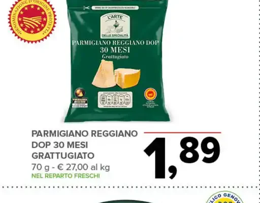 Parmigiano Reggiano grattugiato